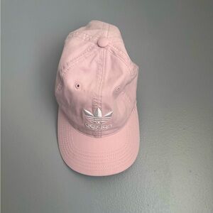 Pink adidas hat